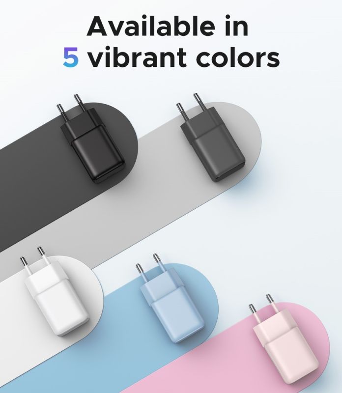 Мережевий зарядний пристрій UGREEN X512 20W USB-C GaN Fast Charger EU Grey