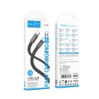 Кабель HOCO X125 Exceso 60W charging data cable C to C Black