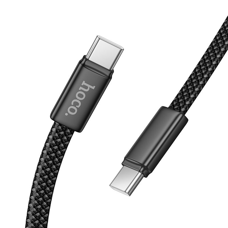 Кабель HOCO X125 Exceso 60W charging data cable C to C Black