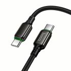 Кабель HOCO X127 Exceed 60W charging data cable C to C Black
