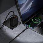 Кабель HOCO X127 Exceed 60W charging data cable C to C Black