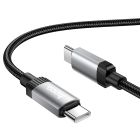 Кабель HOCO X117 Star 60W charging data cable C to C Black