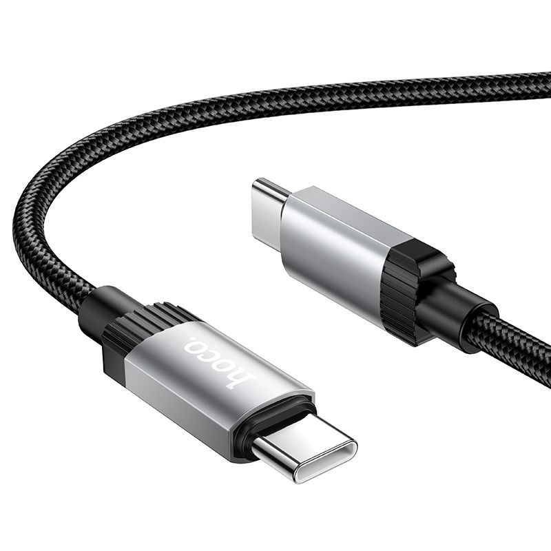 Кабель HOCO X117 Star 60W charging data cable C to C Black