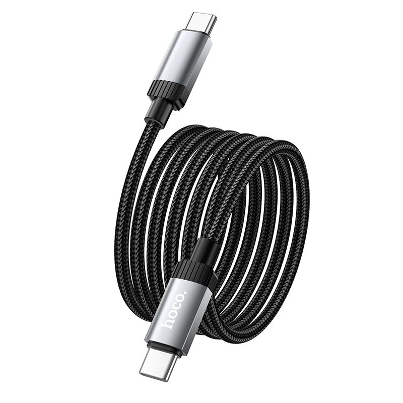 Кабель HOCO X117 Star 60W charging data cable C to C Black