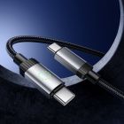 Кабель HOCO X117 Star 60W charging data cable C to C Black