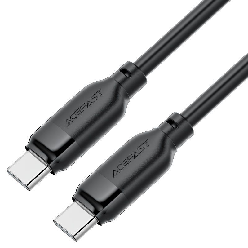 Кабель ACEFAST C16-03, Type-C to Type-C, 60W, 1.2m, TPE, TPU connectors, Black