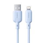 Кабель Baseus Silky Series Fast Charging Cable USB to iP 2.4A 1m Galaxy Blue