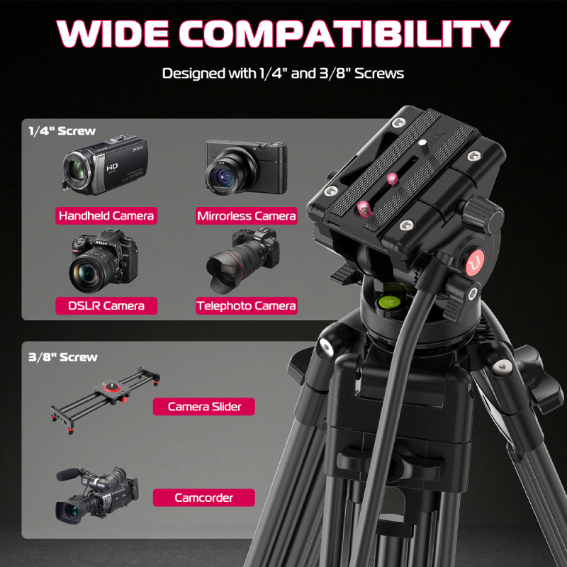 Штатив Ulanzi MT-81 Tripod (80-155cm) Black