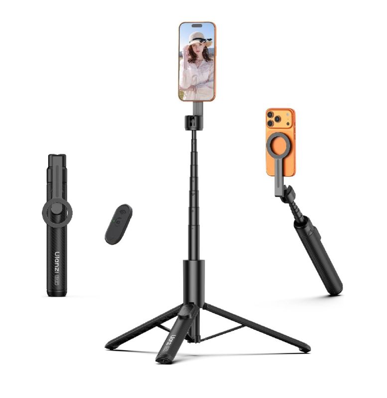 Селфі-трипод Ulanzi SK27 Tripod Tripod Selfie Stick(Magnetic Version) Black