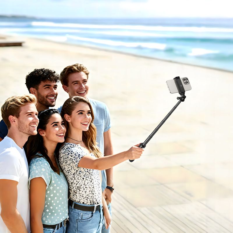 Штатив HOCO K101 Prestigio multifunctional tripod Black