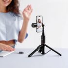 Штатив HOCO K34 Spring live broadcast holder with fill light Black