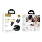 Бездротова мікрофонна система HOCO L26 Type-C Smart AI noise reduction wireless microphone Black