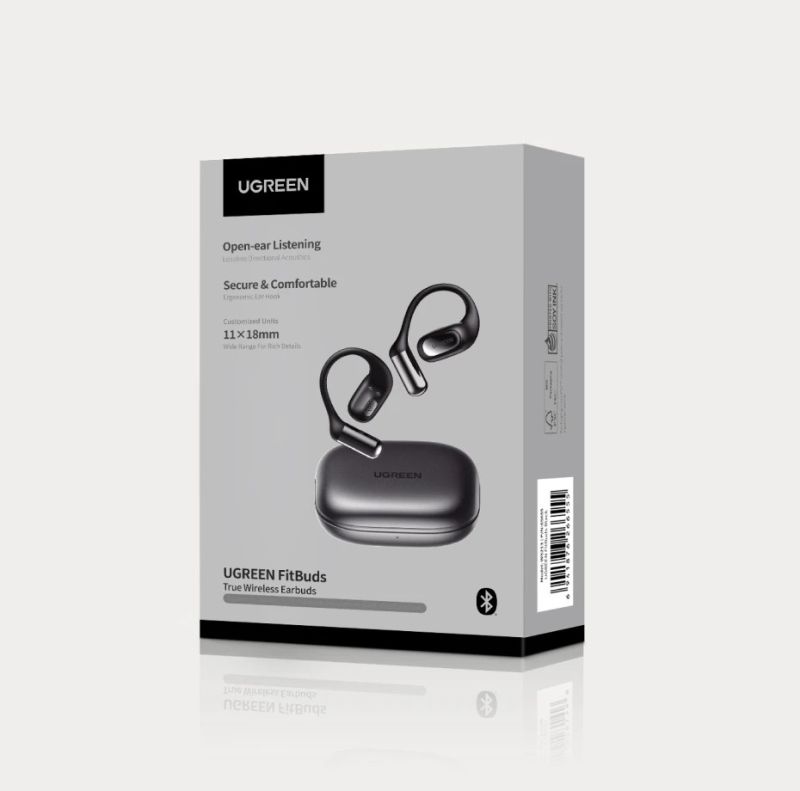 Бездротові навушники TWS UGREEN WS213 FitBuds, IPX5, Black