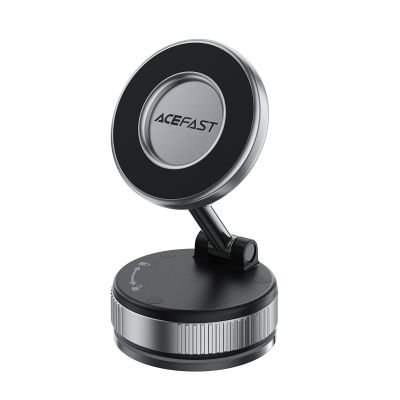 Автотримач для телефона ACEFAST E28 manual suction cup magnetic Phone holder, Metal Gray