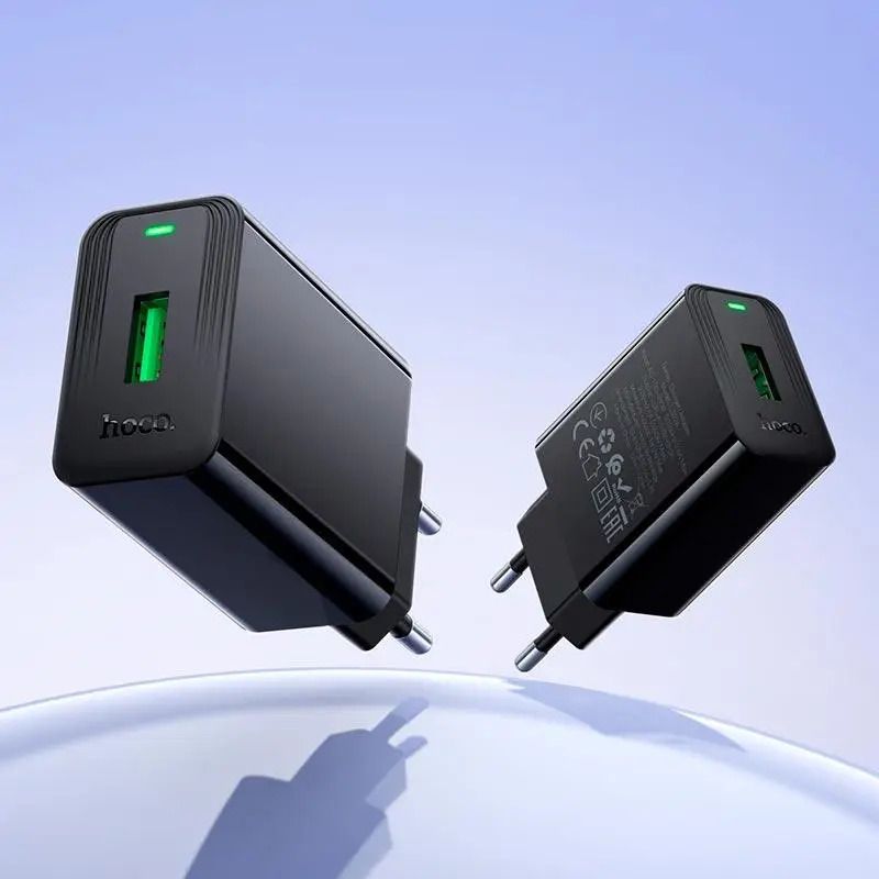 Мережевий зарядний пристрій HOCO CS91A Leader single-port charger set(Type-C) Black