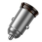 Автомобільний зарядний пристрій HOCO NZ16B Rigorous PD45W(2C) car charger Metal Grey
