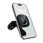 Автотримач для телефона HOCO H99 Crown magnetic car holder(headrest) black metal gray