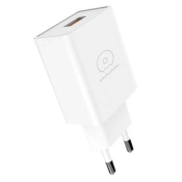 Мережевий зарядний пристрій WUW-C186 Single USB charger