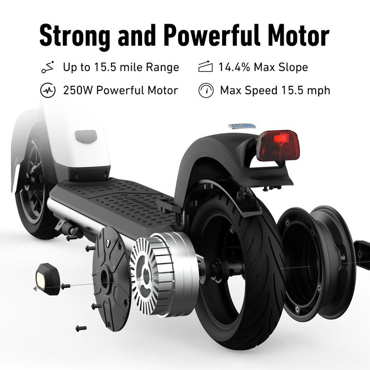 Електросамокат NIU KQi1 Sport Black 9", 250(450)W, 5.1Ah, 25km, 25km/h, 14%, App, 14,6 kg