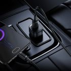 Автомобільний зарядний пристрій BOROFONE BZ34 Cloud single port QC3.0 car charger set(Micro) Black