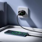 Мережевий зарядний пристрій з кабелем HOCO CS111A Lounge single-port 22.5W multi-protocol charger set(Type-C) Black
