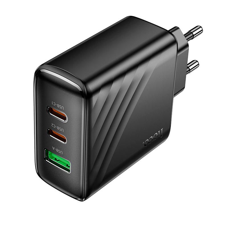 Мережевий зарядний пристрій HOCO CS26A Article PD45W(2C1A) charger Black