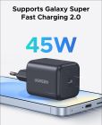 Мережевий зарядний пристрій UGREEN X524 45W USB-C GaN Fast Charger EU black