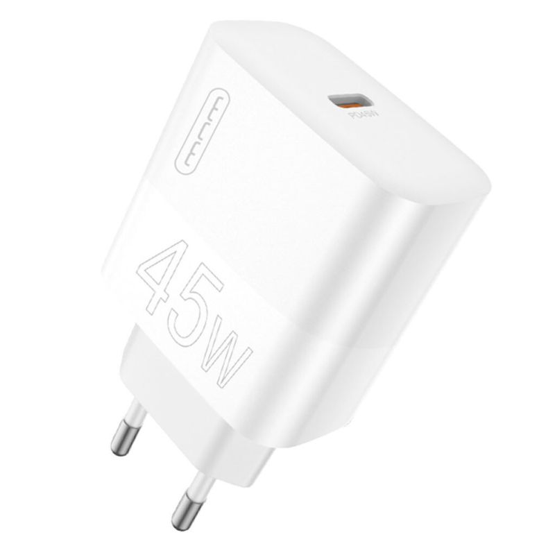 Мережевий зарядний пристрій WUW-C202 PD45W GaN Eu Smart Charger