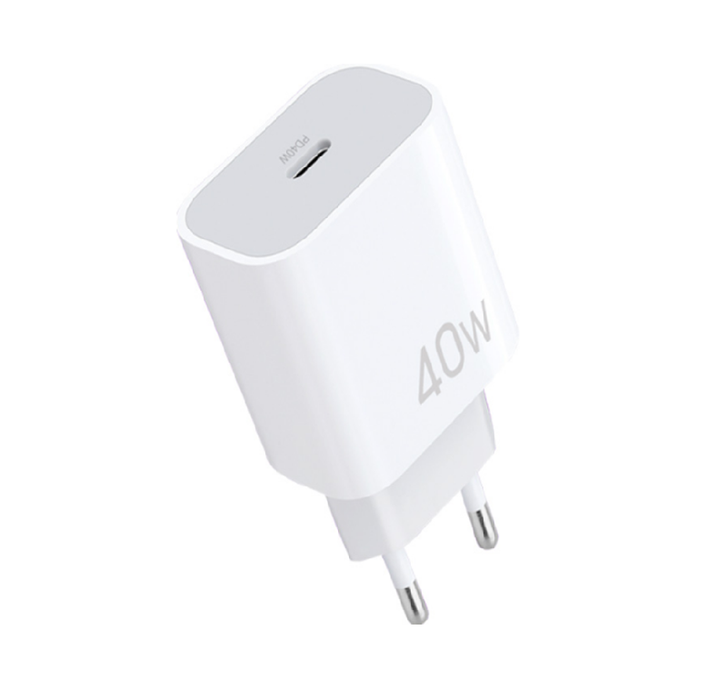Мережевий зарядний пристрій WUW-C280 Type-C PD 40W charger
