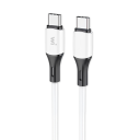 Кабель Wibrand Mamba 60W silicone charging data cable 1m C to C White