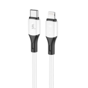 Кабель Wibrand Mamba iP PD silicone charging data cable 1m White