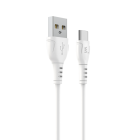 Кабель Wibrand Boa PVC charging data cable Type-C 1m White