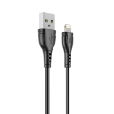 Кабель Wibrand Boa PVC charging data cable for iP 1m Black