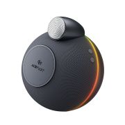 Портативна колонка ACEFAST K10 Air speaker with wireless charger Metal Grey