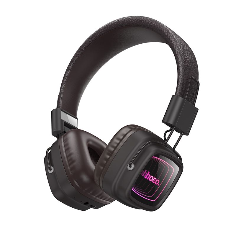 Бездротові накладні навушники HOCO W72 Earl Ⅲ abyss mirror BT headphones Brown
