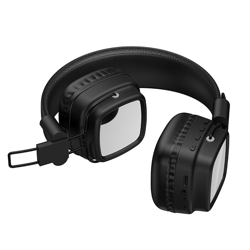 Бездротові накладні навушники HOCO W72 Earl Ⅲ abyss mirror BT headphones Brown