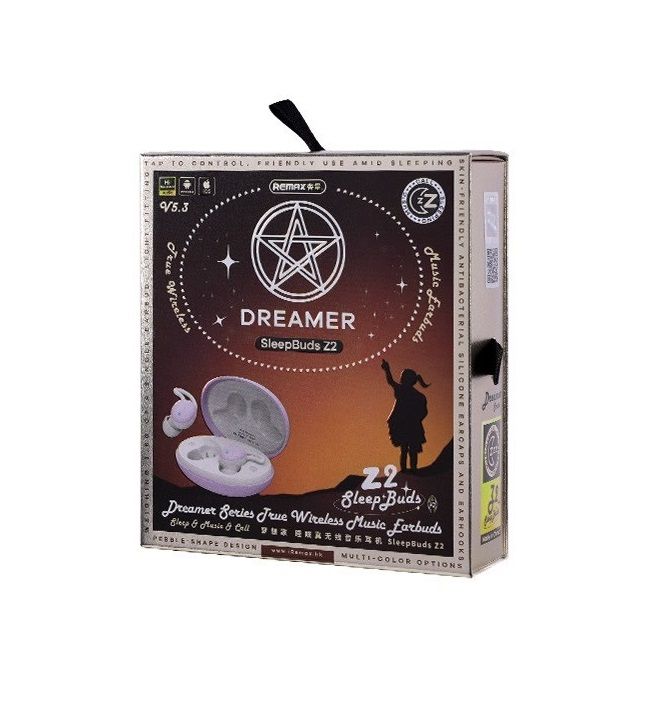 Бездротові навушники TWS REMAX Dreamer Series True Wireless Music Earbuds SleepBuds Z2 Black