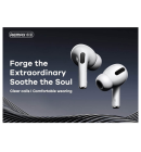 Бездротові навушники TWS REMAX PD-BT533N Pro ,ANC+ENC, Support in-ear detection and wireless chargin, IPX4,  White