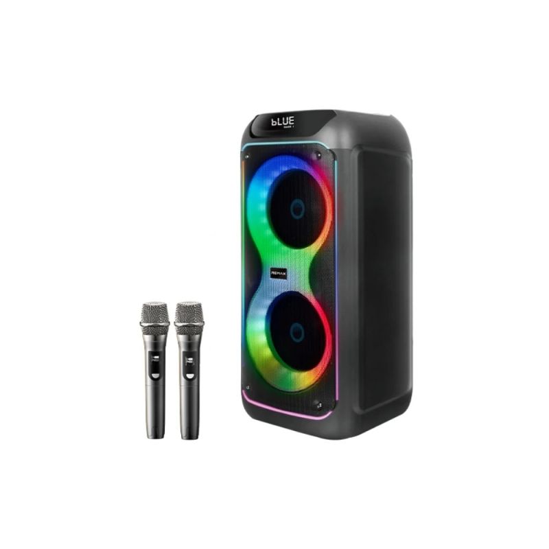 Портативна колонка REMAX RB-MB10 Party lighting Wireless Portable Speaker, 140W, Black