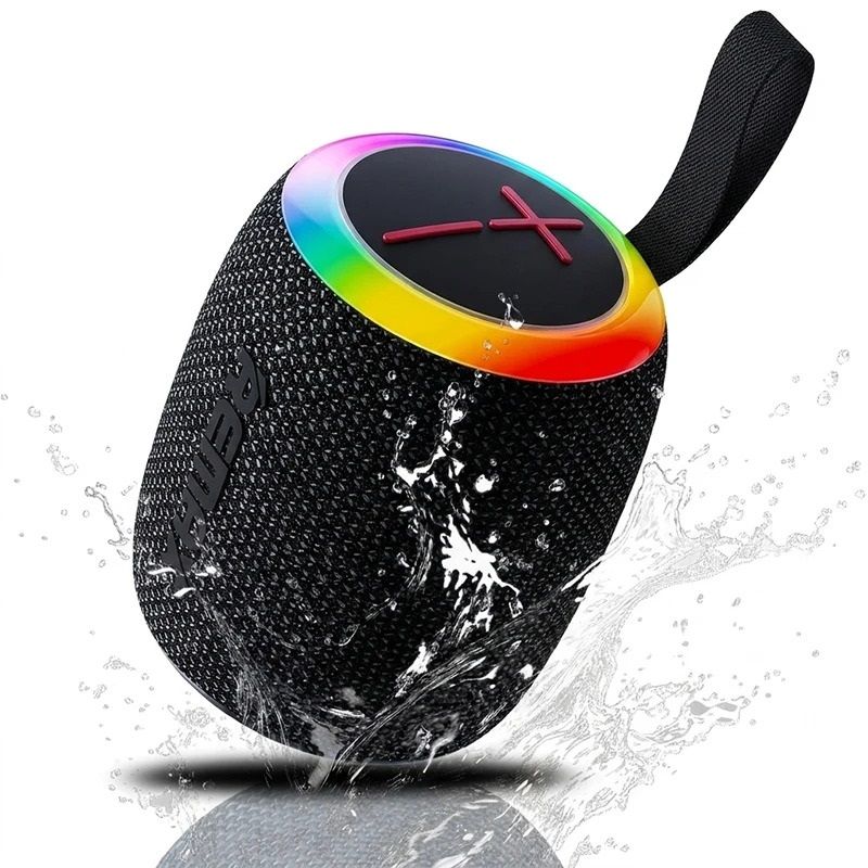 Портативна колонка REMAX RB-M81 Party Light Portable Wireless Speaker, 7W, Black