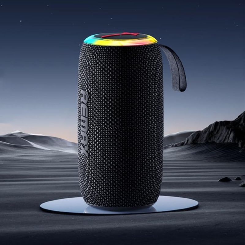 Портативна колонка REMAX RB-M82 Party Light Portable Wireless Speaker, 2*7W, Black