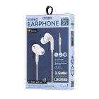 Навушники дротові REMAX Wired Earphones for Music and Call  RM-575/a/i( 3.5mm) White