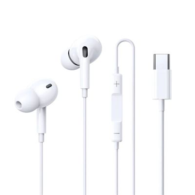 Навушники дротові REMAX Wired Earphones for Music and Call  RM-575/a/i  (Type-C) White