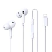 Навушники дротові REMAX Wired Earphones for Music and Call  RM-575/a/i (Lightning) White