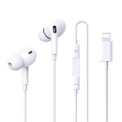Навушники дротові REMAX Wired Earphones for Music and Call  RM-575/a/i (Lightning) White