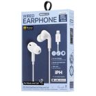 Навушники дротові REMAX Wired Earphones for Music and Call  RM-575/a/i (Lightning) White