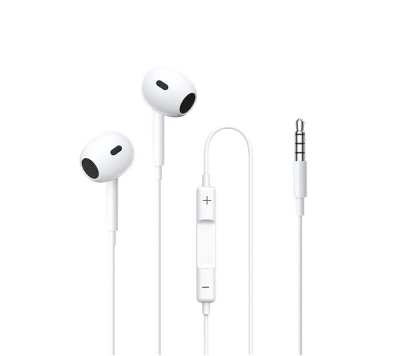 Навушники дротові REMAX Wired Earphones for Music and Call  RM-570/a/i (3.5mm) White