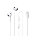 Дротові навушники  "REMAX Wired Earphones for Music and Call  RM-570/a/i" typec-White
