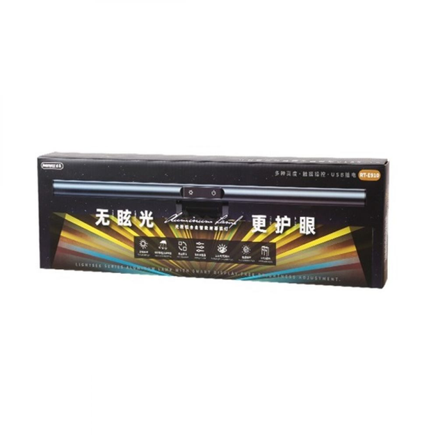 Лампа для монітору "REMAX Lightsee Series Aluminum Screen Lamp    RT-E910" Black