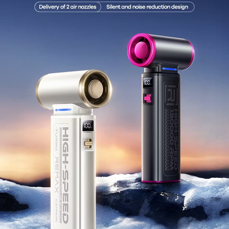 Портативний турбовентилятор REMAX High-Speed 130000 RPM Turbo Cannon Handheld Fan RS-SF19 Purple